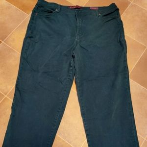 Deep Turquoise Gloria Vanderbilt 20W Jeans